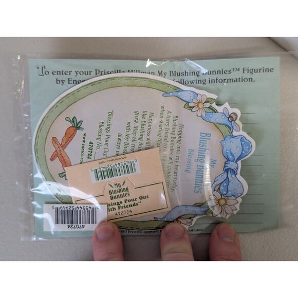 My Blushing Bunnies Blessings Pour Out with Friends Enesco Figurine Easter - Picture 5 of 6